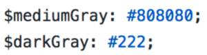 colors.scss from Project A | Phrase
