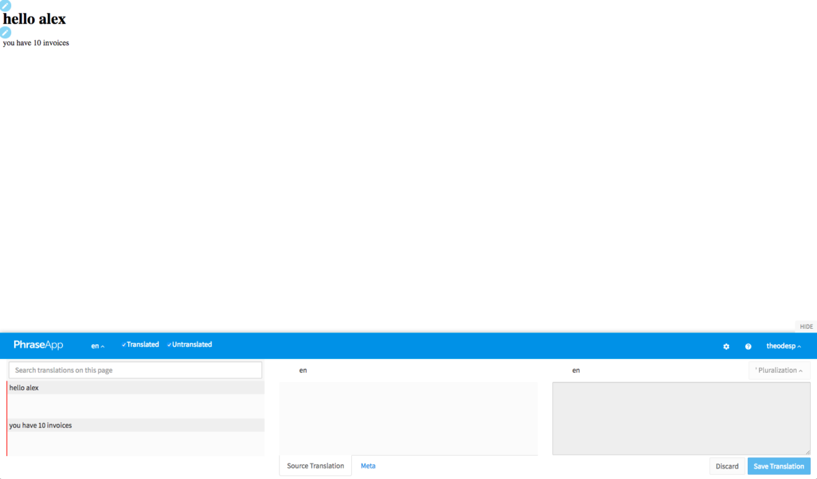Phrase In-Context editor | Phrase