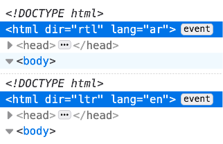 Atributos HTML de las herramientas de desarrollo del navegador | Phrase
