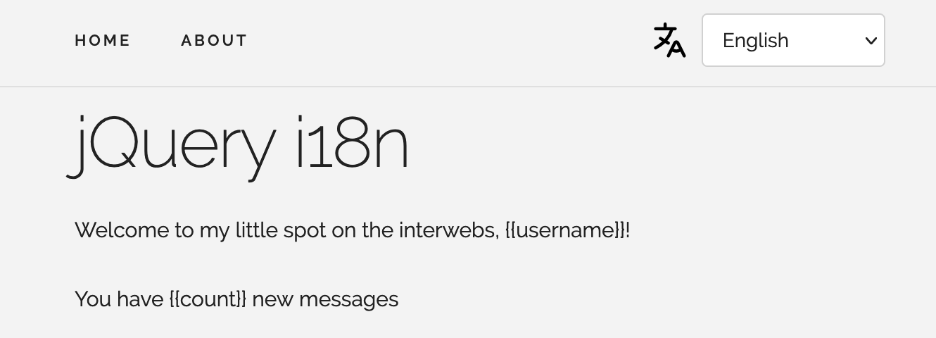 app de demostración de jQuery | Phrase