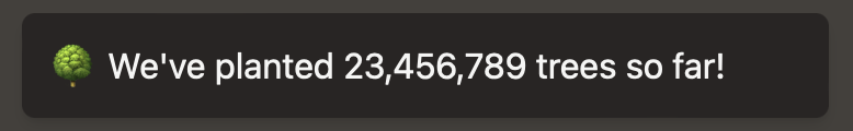 An app message screen containing numbers | Phrase