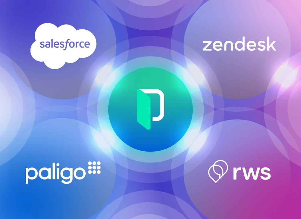 Graphic showing Phrase working with common authoring tools to support integrated localization workflows.