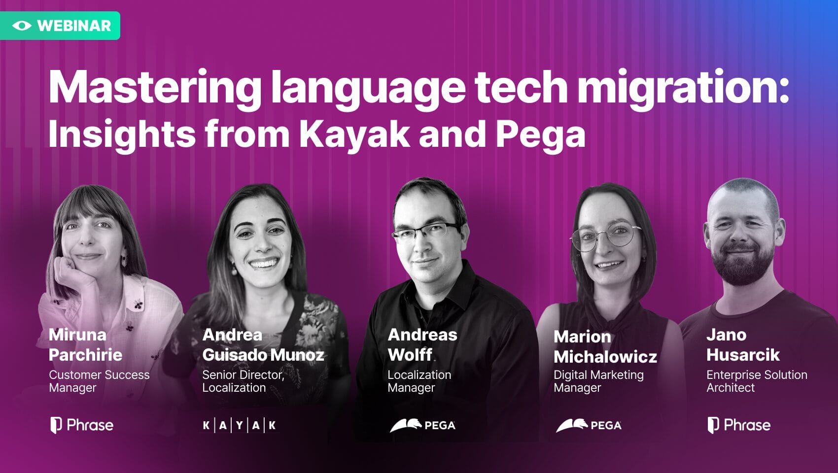 FUTURE WEBINAR – Mastering language tech migration: Insights from KAYAK and Pega